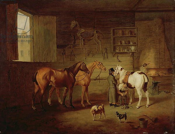 The Blacksmith's Shop, c.1810-20