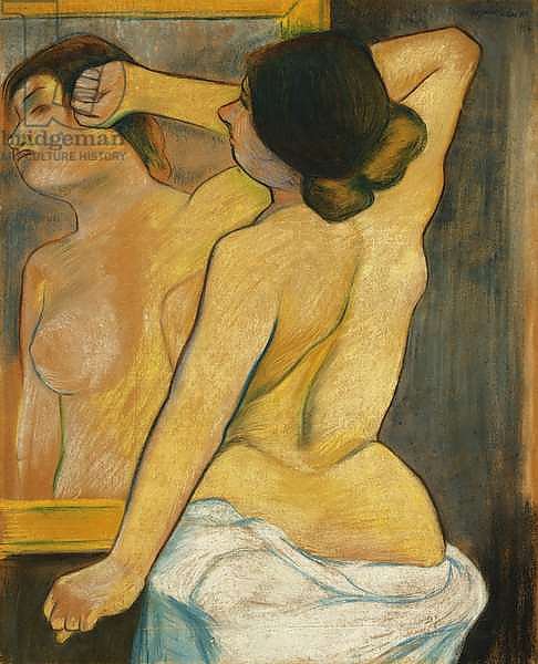 Nude Woman in Front of a Mirror; Femme nue Devant un Miroir, 1904