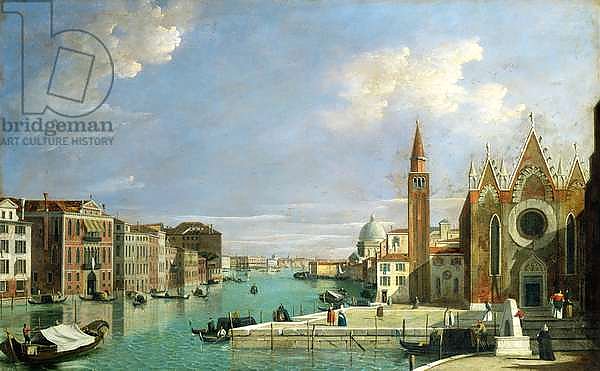 View of Grand Canal, Venice from the Church of Santa Maria della Carita to the Bacino