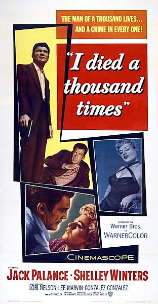 Film Noir Poster - I Died A Thousand Times