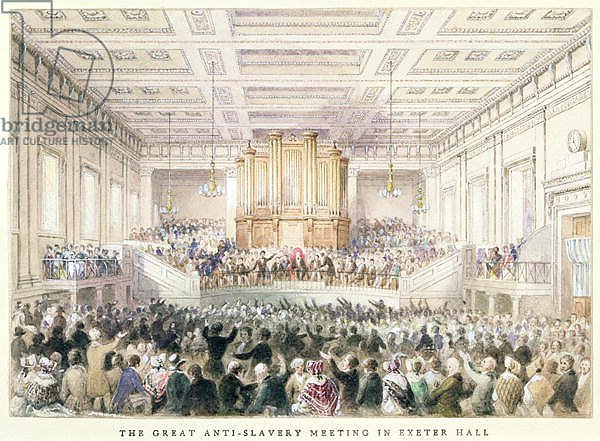 The Great Anti-Slavery Meeting of at Exeter Hall, 1841