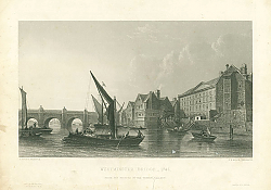 Постер Westminster Bridge -1745