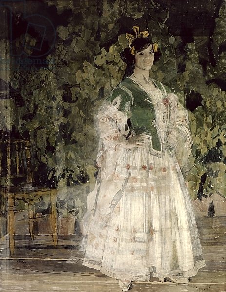 Portrait of Maria Kusnetsova-Benois as Carmen, 1908