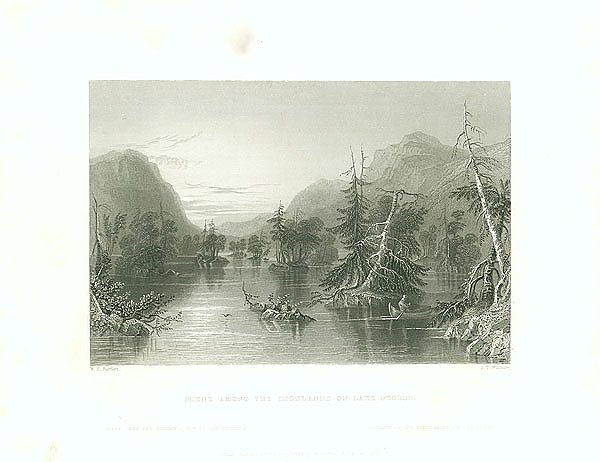 Scene Among the Highlands on Lake George 1