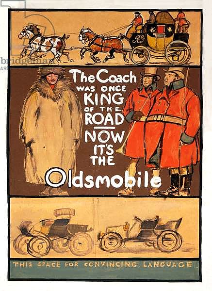 Advertisement for Oldsmbile, pub. 1910