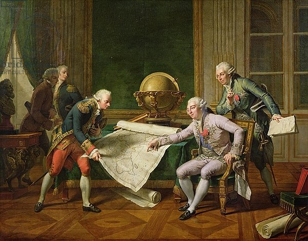 Louis XVI Giving Instructions to La Perouse, 29th June 1785, 1817