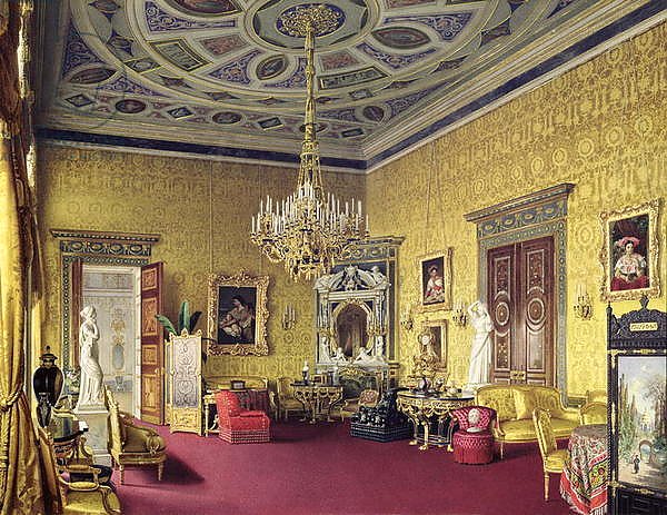 The Lyons Hall in the Catherine Palace at Tsarskoye Selo, 1859