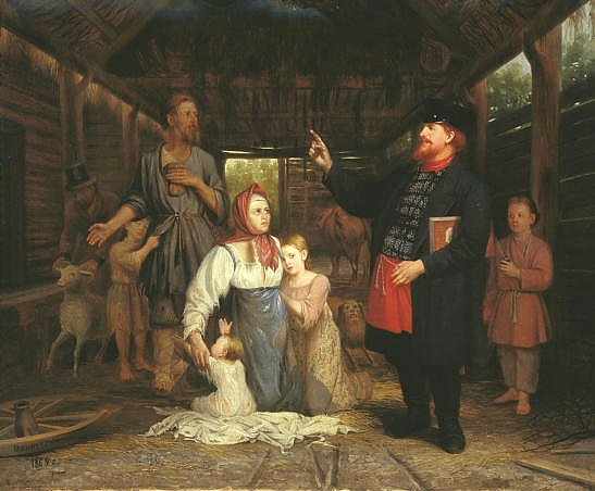 Постер Красносельский Александр Сбор недоимок. 1869