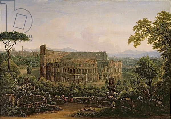 View of the Colosseum from the Palatine Hill, Rome, 1816