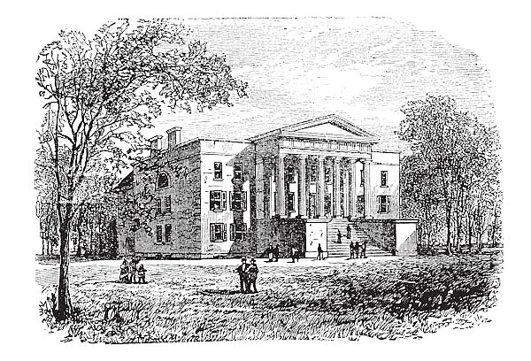 College of Arts, University of Kentucky, Lexington, vintage engraving