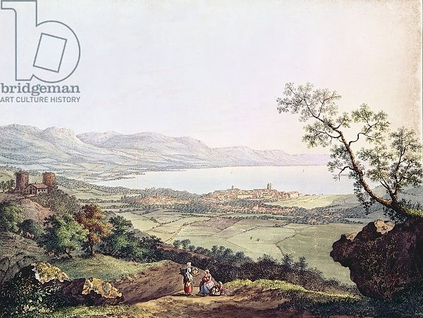 View of Geneva from Saconex in Savoy