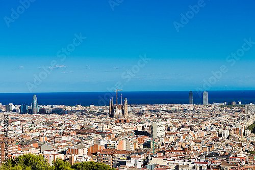 Испания. Панорама Барселоны