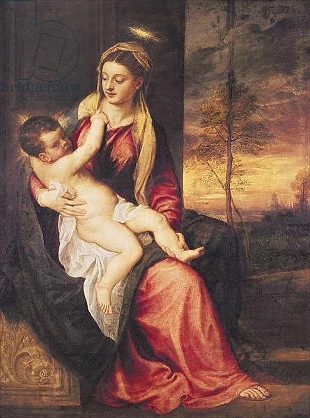 Virgin with Child at Sunset, 1560