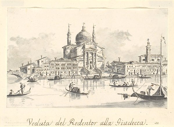The Church of the Redentore from the Giudecca Canal