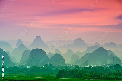 Карстовые Горы Гуйлинь, Китай