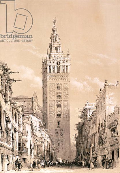 The Giralda, Seville, from 'Picturesque Sketches in Spain', c.1832-33