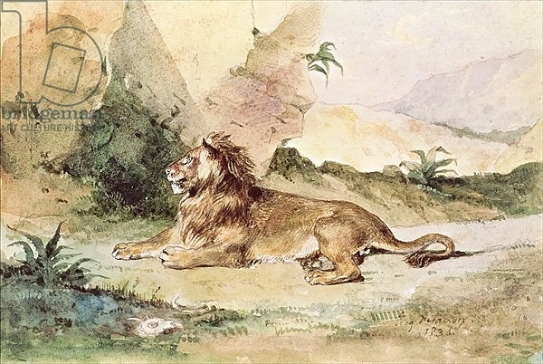 A Lion in the Desert, 1834