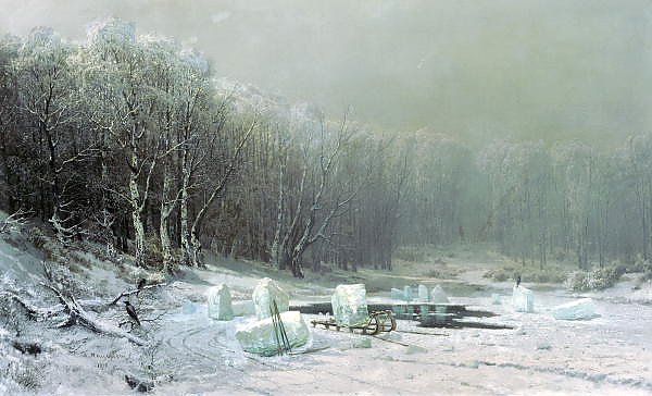 Зима. Ледокол. 1878