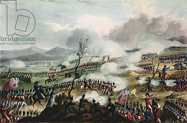 Battle of Nivelle, 10th November, 1813, engraved by Thomas Sutherland, 1813