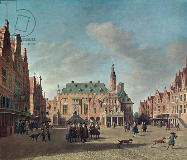 View of the Grote Markt in Haarlem