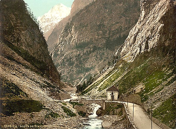 Швейцария. Дорога на перевал Симплон