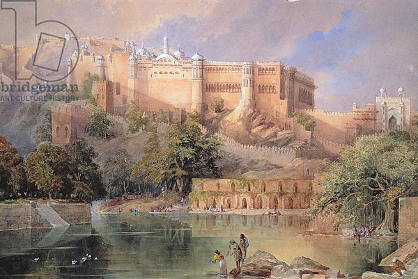 The Fort at Amber, Rajasthan, 1863