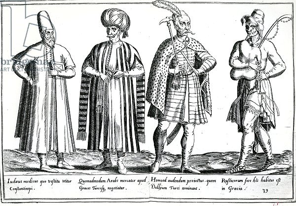 Variations of dress in the Eastern Mediterranean area
