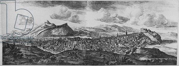 The Prospect of Edinburgh from the North, from 'Theatrum Scotiae', edition published in 1719