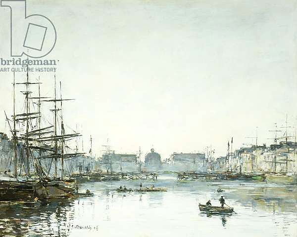 Le Havre, Le Bassin du Commerce, 1894