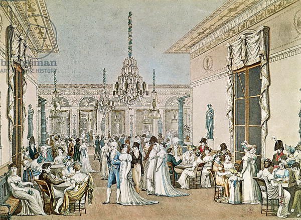 The Cafe Frascati in 1807