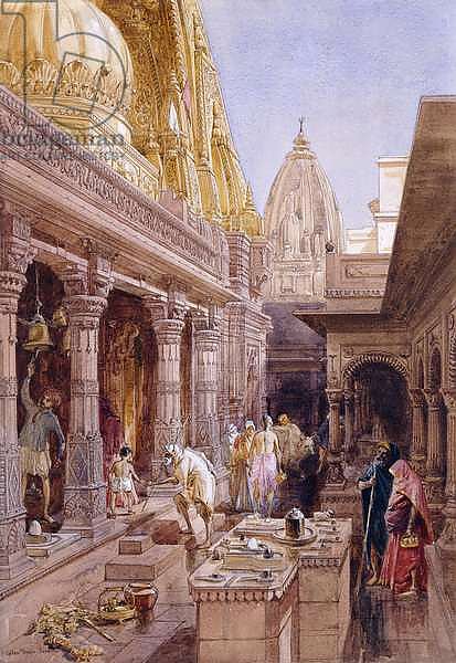 The Golden Temple, Benares, 1862