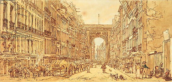 The Faubourg and the Porte Saint-Denis, 1801