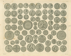 Постер Iconographic Encyclopedia: монеты 1