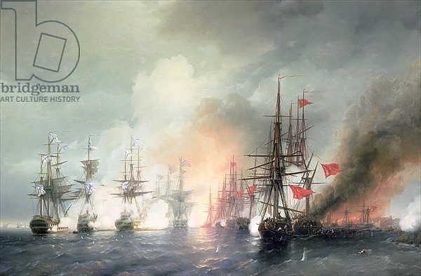 Russian-Turkish Sea Battle of Sinop on 18th November 1853, 1853