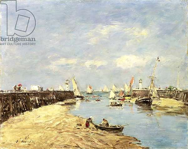 Trouville, the Jetty and the Basin, 1896