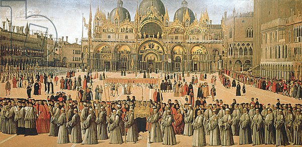 Procession in St. Mark's Square, 1496