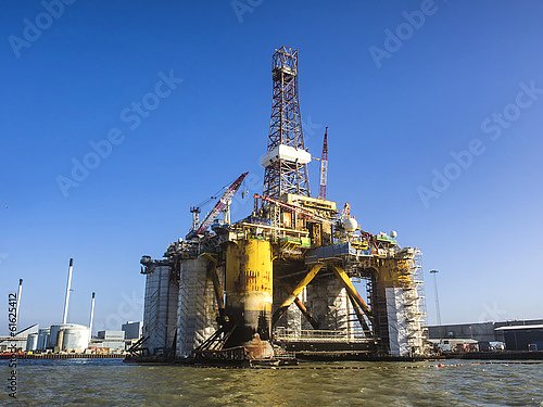 Нефтяная платформа в Дании