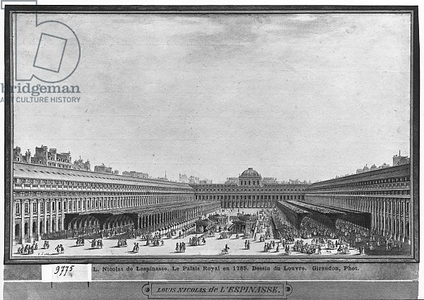 Garden of the Palais Royal, 1785