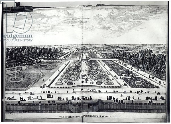 Perspective View of the Garden of Vaux-le-Vicomte
