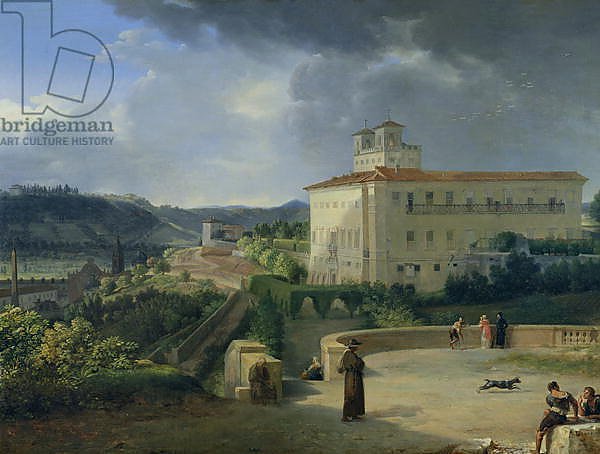 View of the Villa Medici, Rome, 1813