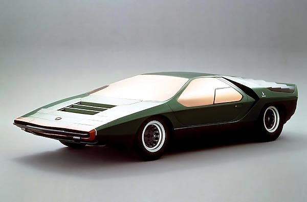 Alfa Romeo Carabo '1968 дизайн Bertone