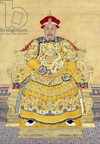 Emperor Qianlong in Old Age