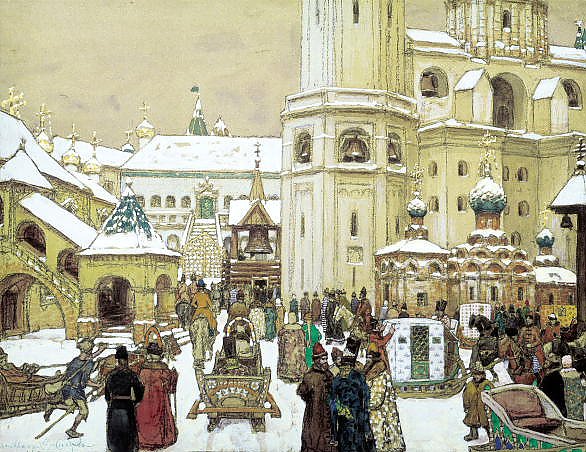 Площадь Ивана Великого в Кремле. XVII век. 1903