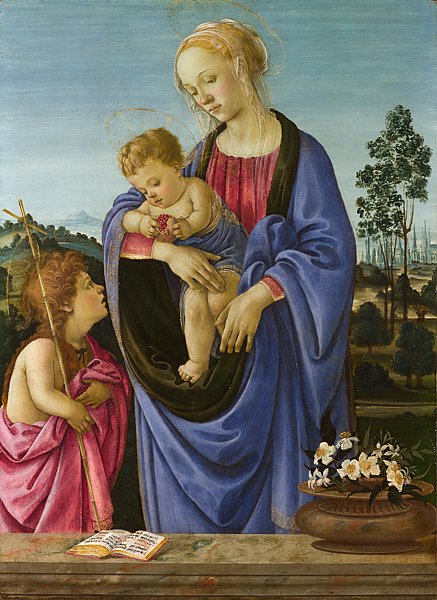 Дева Мария с младенцем и Святым Джоном