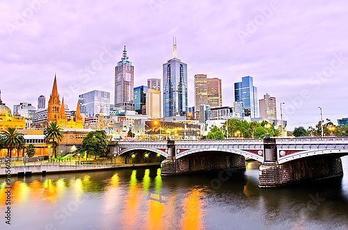 Австралия, Мельбурн. Вид на город 2