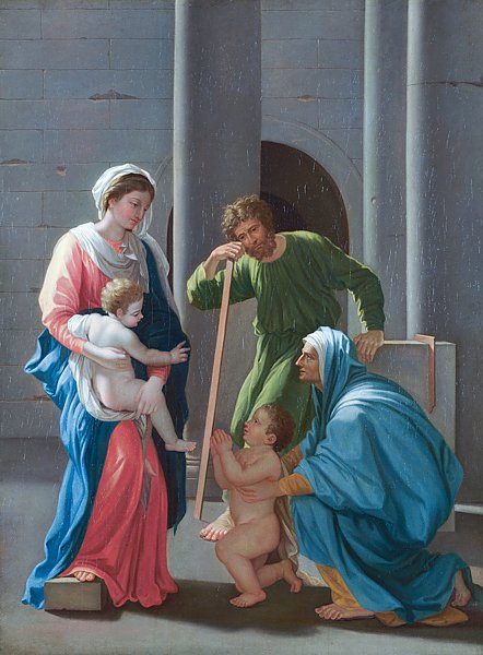 Священная Семья со Святыми Элизабет и Джоном