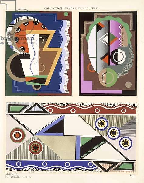 Abstract designs, from 'Decorations and Colours', published 1930