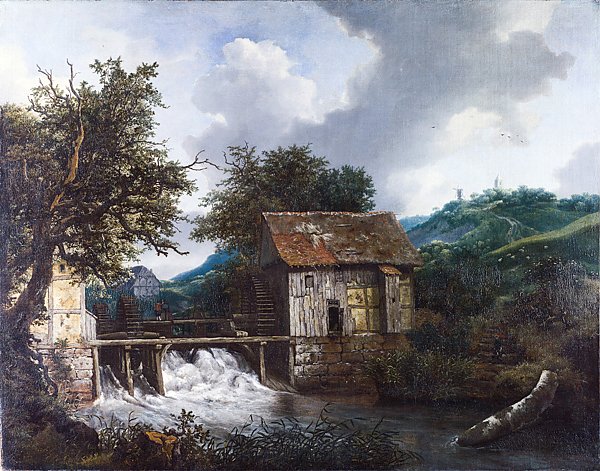 Two Watermills and an Open Sluice at Singraven