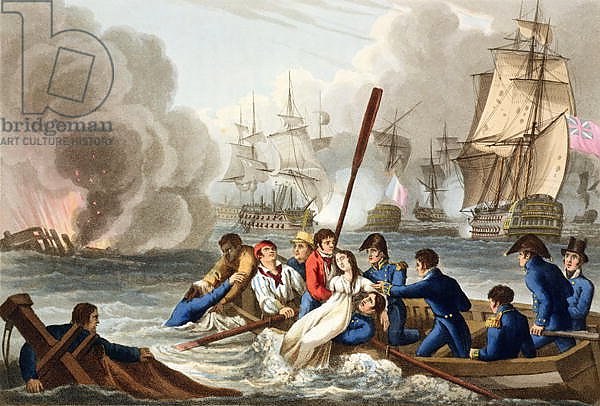 Anecdote at the Battle of Trafalgar, 1817