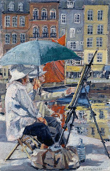 Painter and his Wife, Honfleur